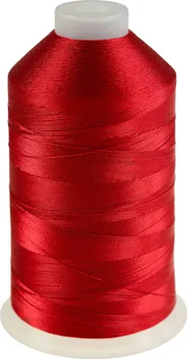 Produktbild von 3000m Nähgarn Polyester 210D/3, Farbauswahl - Sattlergarn Jeansgarn Forellenfaden, Farbe:A572 rot