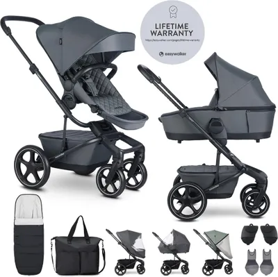 Obrázek produktu pro EASYWALKER Kočárek kombinovaný Harvey⁵ Premium Mineral Grey XXL RWS