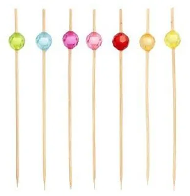 Produktbild von Fingerfood - Picker 12 cm farbig sortiert "Pearl"