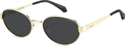 Produktbild von Polaroid PLD 6254/S/X GOLD/GREY POLARIZED 55/19/140 Damenbrillen Sonnenbrillen