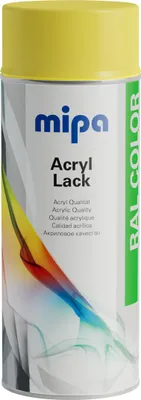 Produktbild von MIPA Acryllack RAL Color Farbspray 400ml RAL1018 - zinkgelb