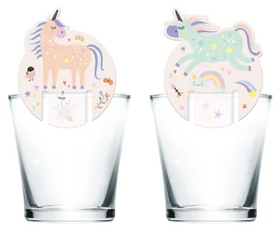 Immagine prodotto di 6 Glady Unicorn Glasmarkierer