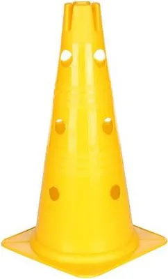 Zdjęcie produktu dla Merco Vario stożek z otworami żółty 38 cm opakowanie 1 szt