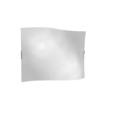 Produktbild von Zeitgenössische Wandleuchte Wing Metall Glas Weiß Satiniert 4 Lichter E27 70Cm