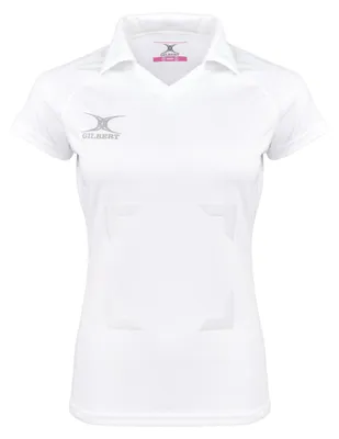 Productafbeelding van Gilbert Netball Shirt Eclipse, klittenbandsluiting, dames, wit, maat 12, sport