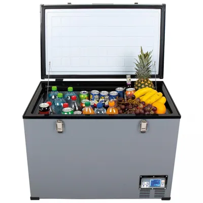 Obrázek produktu pro Autochladnička / mraznička / lednice kompresorová / chladící box do auta Aroso 12V/24V/230V 95l -18°C