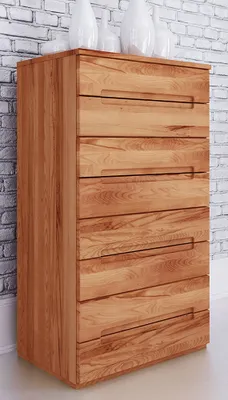 Produktbild von Kommode Kapiti 18 Kernbuche massiv geölt - Abmessungen: 129 x 75 x 45 cm (H x B x T)