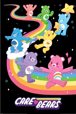 Productafbeelding van Care Bears - We Love Rainbows - Poster, Plaatdruk - 61x91,5 cm