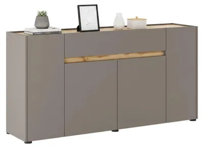 Produktbild von Cirimido - Anrichte, 170x40x85h cm Taupegrau, 3 Regale