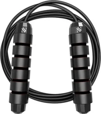 Zdjęcie produktu dla Jumada's – regulowana skakanka sportowa – Speedrope – skakanka – dla dorosłych i dzieci. – Czarna