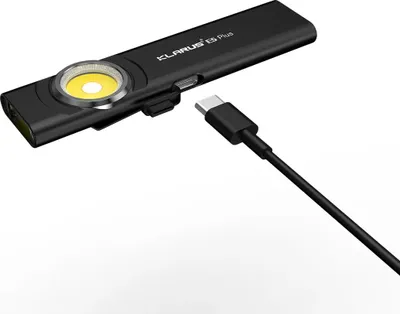 Produktbild von Klarus E5 Plus LED-Taschenlampe 650 Lumen - Schwarz
