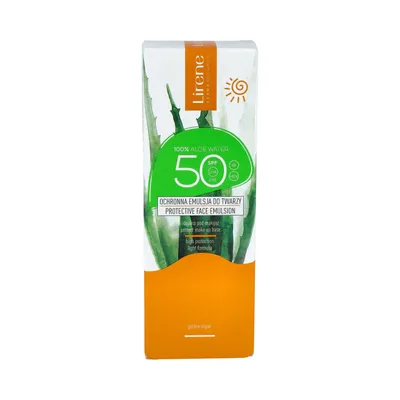 Image de Lirene, émulsion protectrice pour le visage SPF 50, 50 ml