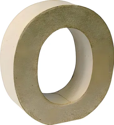 Produktbild von KNORR prandell 3D-Buchstabe "O" Pappmaché 175 x 55 mm