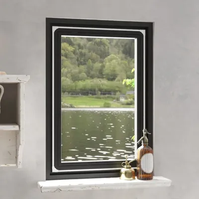Produktbild von The Living Store Magnet-Insektenschutz für Fenster Weiß 80x120 cm