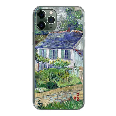 Produktbild von MuchoWow® Handyhülle Schutzhülle Hülle für iPhone 11 Pro Haus in Auvers - Vincent van Gogh Silikon Softcase Handy Hülle - Handy