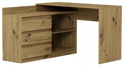 Obrázek produktu pro Psací stůl rohový komoda sada 120 cm FRAMIRE N-15 artisan