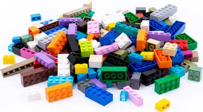 Produktbild von 200 bunt gemischte LEGO Bricks