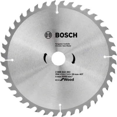 Image de Lame de scie circulaire Bosch Eco for Wood 254x30x3,0/2,0 z40