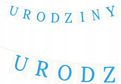 Obrázek produktu pro Banner BIRTHDAY modrý, 1 sada