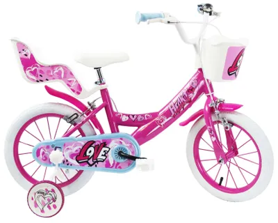 Produktbild von SCH Heart 14“ Mädchenfahrrad mit Zubehör