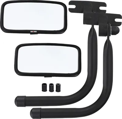 Obrázok produktu pre KOTARBAU® 2 ks Traktorové zrkadlo univerzálne 25x16,5 cm PVC s 2 ramenami zrkadla spätné zrkadlo traktorové zrkadlo nákladné zrkadlo spätné zrkadlo s držiakom rameno zrkadla tyč zrkadla poľnohospodárstvo držiak zrkadla