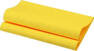 Produktbild von Duni Dunisoft Servietten gelb 40x40cm 60 Stück