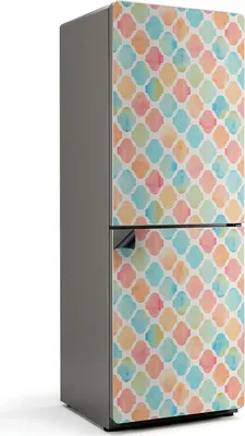 Zdjęcie produktu dla Pastelowy wzór w kropki - Magnetyczna osłona lodówki - Folia dekoracyjna magnetyczna do kuchni - Magnetyczna dekoracja lodówki - Samoprzylepna tablica magnetyczna - Folia magnetyczna na drzwi lodówki - 70x190 cm
