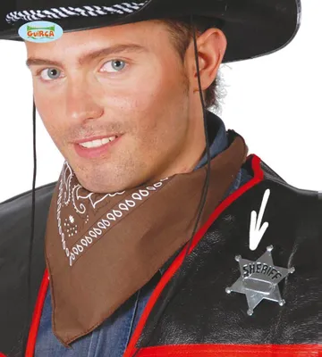 Produktbild von Cowboy Sheriff Stern Abzeichen Texas Ranger Kostüm Karnevalsklassiker Accessoire Silberfarbiger Sheriff Stern Legendärer Westernheld, Farbe: Metallic