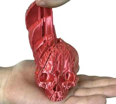 Produktbild von 3D Schädel Fidget Spielzeug Flüssige Antistress Figur