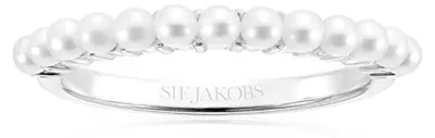 Produktbild von Charmantes Silber mit echten Perlen Ellera SJ-R2869-P - Schaltung: 52 mm