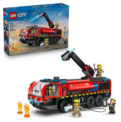 Image de LEGO City 60499 Camion de pompiers de l'aéroport - Jeu de construction pour les enfants de 7 ans et plus