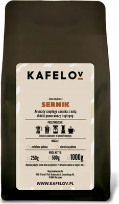 Produktbild von KAFELOV | Kaffeebohnen Käsekuchen - 1000g - Aromatische Mischung - 100% Arabica, Mittlere Röstung