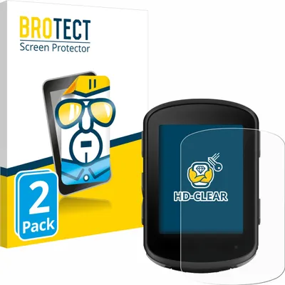 Produktbild von 2x Für Garmin Edge 840 Solar Schutzfolie BROTECT Displayschutz Display Schutz Folie Klar Transparent