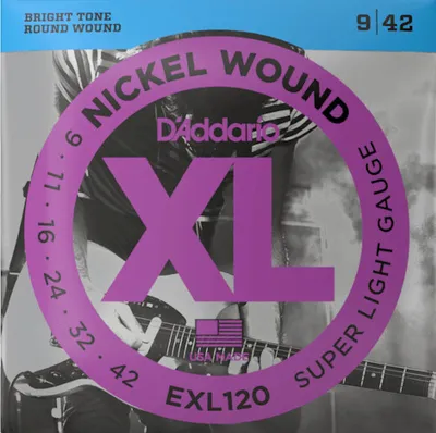 Image de D'Addario EXL120 - super léger (009-042)