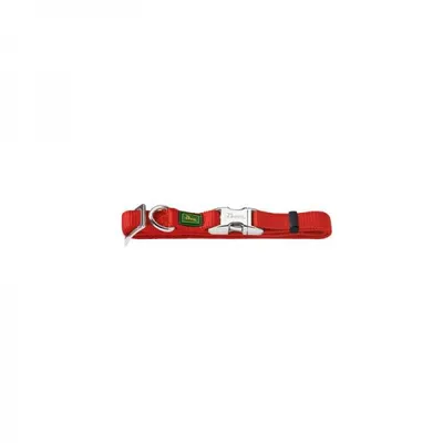 Produktbild von Hunter Halsband Vario-Basic ALU-Strong rot, Größe: M / Breite: 1,5 cm