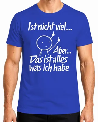 Produktbild von Ist nicht viel aber das ist alles sarkastisch mittelfinger lustig Herren T-Shirt, Blau, XXL