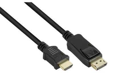 Immagine prodotto di Good Connections Kabel DP1.2-St.-HDMI1.4b-St. schwarz 2m