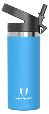 Immagine prodotto di Borraccia per bambini Sparrow, acciaio inossidabile, 500 ml, thermos con cannuccia