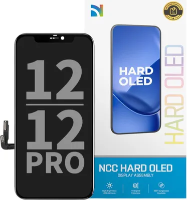 Produktbild von Display für iPhone 12 iPhone 12 Pro Hard OLED Schwarz Bildschirm Touch