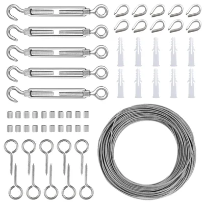 Produktbild von Gartenzaun-Set – 30 Meter Draht mit Befestigungsmaterial