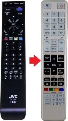 Produktbild von Ersatz Fernbedienung passend für JVC RM-C2501