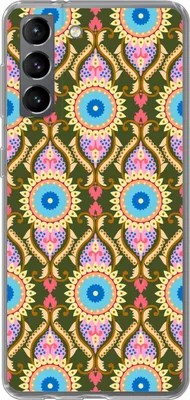 Produktbild von MuchoWow® Handyhülle Schutzhülle Hülle für Telefoonhoesje Samsung Galaxy S21 Design - Orient - Retro Silikon Softcase Handy Hülle - Softcase