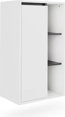 Zdjęcie produktu dla Szafka Midi Vicco Viola Biały/szary 50 x 86 cm z otwartymi półkami, Model 54872