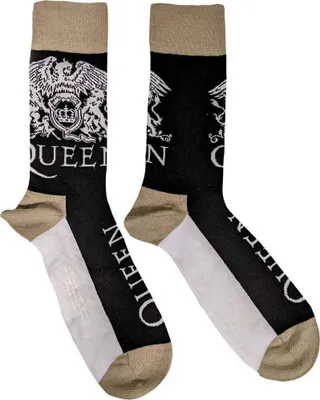 Produktbild von Queen Crest & Logo Black 40-45 Socken