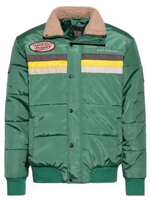 Produktbild von King Kerosin Winterjacke Herren Choppers Puffer Jacket grün XXL