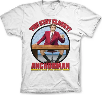 Produktbild von You Stay Classy T-Shirt - Large - White