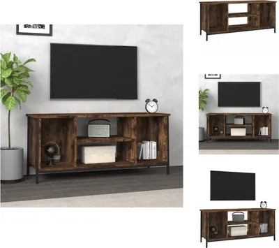 Immagine prodotto di mobile TV vidaXL rovere fumé 102x35x45 cm materiale a base di legno - Mobili TV