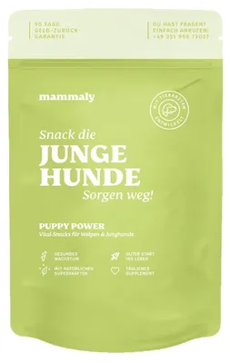 Produktbild von Welpen-Hundesnacks Puppy Power mit natürlichen Mikronährstoffen, Lecithin 325g