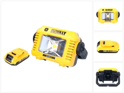 Image de DeWalt DCL 077 Projecteur de travail à LED 12 V 18 V 2000 lm IP54 + 1x batterie 2,0 Ah - sans chargeur