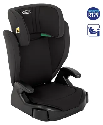 Zdjęcie produktu dla Graco Junior Maxi, Wysokie oparcie fotelika dla dziecka, 2-3 (15 - 36 kg; 3.5 - 12 lat), Podłokietnik, 3,4 kg, Szary, Możliwość prania pokrowca